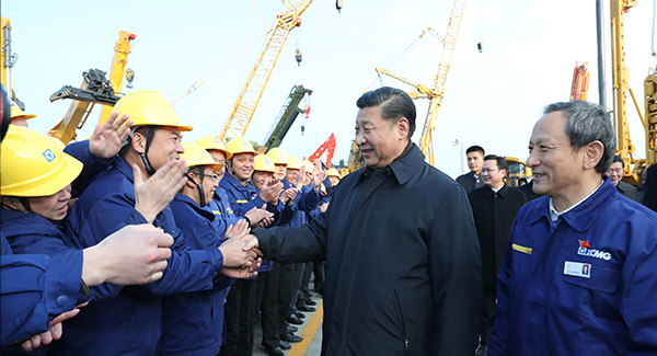 中共中央总书记、国家主席、中央军委主席习近平亲临德赢vwin集团考察调研