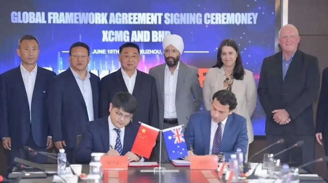 德赢vwin集团与必和必拓签署矿业装备供应全球框架协议-德赢vwin新闻-德赢vwin官网